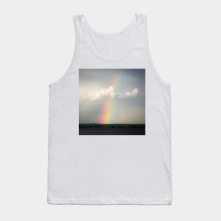 Rainbow and cloud Tank Top